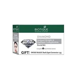 Biotique Diamond Instant Bright & Radiant Complexion Facial Kit 65g