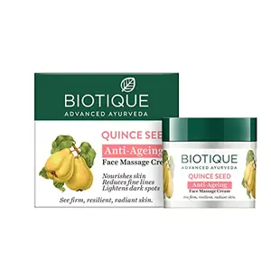 Biotique Bio Quince Seed Nourishing Face Massage Cream For Normal To Dry Skin 50G