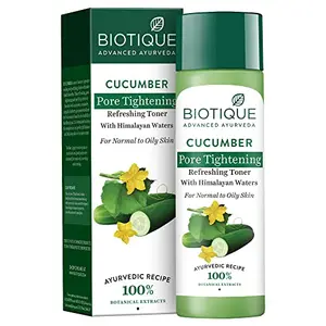 Biotique Cucumber Pore Tightening Refreshing Toner with Himalayan Waters 120ml
