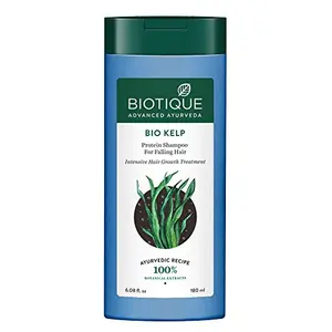 Biotique Bio Kelp Protein Shampoo for Falling Hair Intensive Hair Regrowth Treatment 180ml