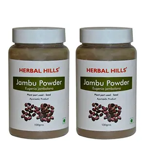HERBAL HILLS Jambu Beej Powder - 100 g (Pack of 2)