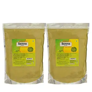HERBAL HILLS Senna powder - 1 kg powder Pack of 2 Natural cassia angustifolia Powder - Constipation cure