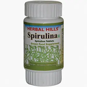 Herbal Hills Spirulina Tablets (60 Tablets)