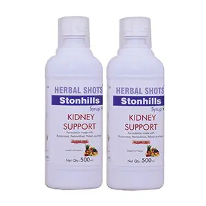 HERBAL HILLS Herbal Shots Stonhills Syrup 500ml (Pack of 2)