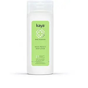 Kaya White Protect Body Lotion With Niacinamide | Gives Brighter & Even Toned Skin | Hydrating Body Lotion | Non Sticky | All Skin Types | 200ml