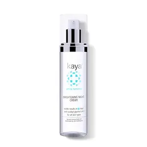 Kaya Brightening Night Cream | Azelaic Acid & Vitamin C Moisturizer For Visibly Brighter & Soft Skin | Hydrates Skin | All Skin Types | 50ml