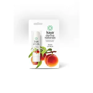 Kaya Clinic Peach Lip Balm SPF 15 Contains Almond & Jojoba Oil for Instant Hydration tinted lip balm 4.5 g
