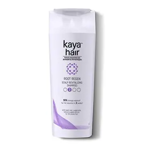 Kaya Scalp Revitalizing Shampoo | Mild Every Day Use Shampoo | Balances pH | Reduces Hair Fall | Contains Basil Sugarcane Lemon Apple Extracts | 225ml