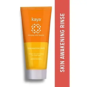 Kaya Skin Awakening Rinse | With Niacinamide Vitamin C A & E | Vitamin C Face Wash | Vitamin C Cleanser | Brightening Face Wash | Daily Use Face Wash | All Skin Types | 100ml