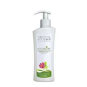 Lotus Herbals White Glow Skin Whitening and Brightening SPF-25 Hand and Body Lotion 300ml