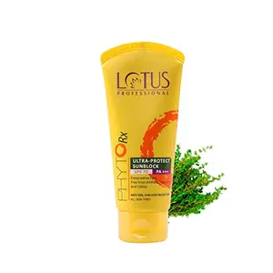 Lotus Professional PhytoRx UltraProtect Sunblock | SPF70 | PA+++ | UV protection | Oil Free| Preservative Free | 50g