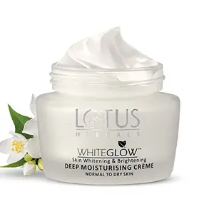 Lotus Herbals WhiteGlow Deep Moisturising cream SPF 20 Face cream for Dry skin 60g