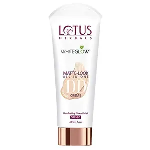 Lotus Herbals Whiteglow Matte Look All In One Dd Cr¨me Spf 20 - Pink Beige 50 g