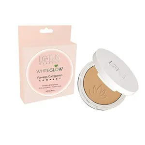 Lotus Herbals Whiteglow Flawless Complexion Compact - Honey C2 | Matte Look | SPF 25 | Anti Pollution | 10g
