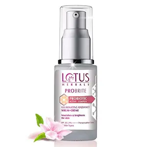 Lotus Herbals Probrite Illuminating Radiance Serum+Cream 30 ml