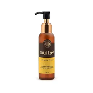 SoulTree Anti-Ageing Body Oil With Brahmi Majishtha and Mineral Rich Sesame 120ml
