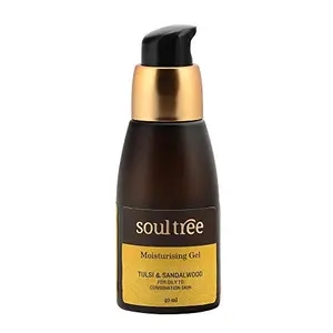 SoulTree Moisturising Gel With Tulsi & Sandalwood For Oily to Combination Skin 40ml