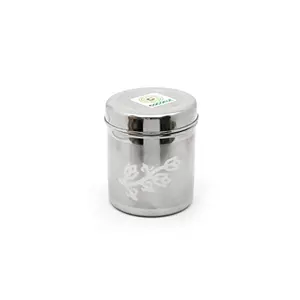 Coconut Stainless Steel Floral Deep Dabba/Container/Storage/Utility Box- Pack of 1 (4000ML)