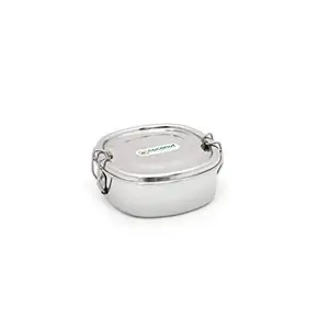Coconut Stainless Steel Lunch Box 1 Container Charka Shape Single (750ml)