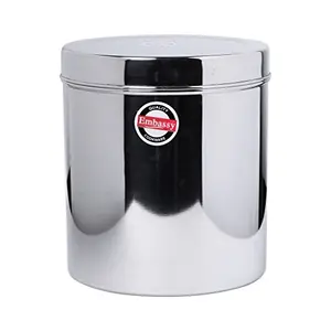 Embassy Stainless Steel Deep Dabba/Canister - Pack of 1 (5000 ml; Size 17 Jumbo)