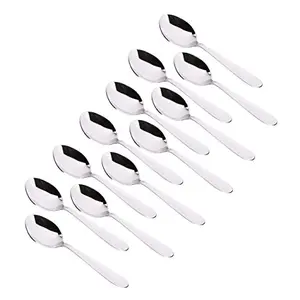 Embassy Stainless Steel Tea Spoon 12-Pieces Sigma 17 Gauge Silver