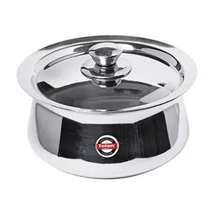 Embassy French Priya Cook-n-Serve Dish 900 ml Size 0 (Stainless Steel)