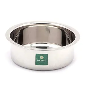 Coconut Stainless Steel (Heavy Guage) Nano Tope - Cook N Serveware-1 Unit - Capacity - 1000 ML
