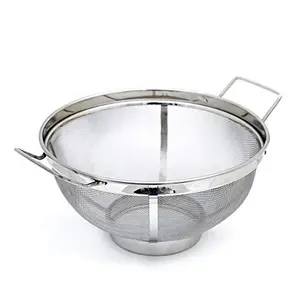 coconut Stainless Steel Fruit Bowl/Fruit & Vegetable Basket - 1 Qty - Diameter -8 Inches