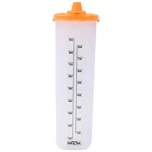 Nayasa Superplast Plastic Oil Dispenser 1 Litre Orange Set of 1