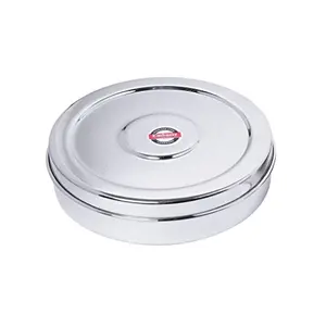 Embassy Chapati Box Sleek (1250 ml; Size 12) - Multipurpose Stainless Steel Container