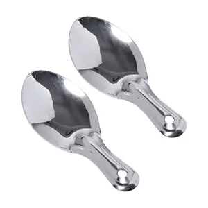 Embassy (Classic by Embassy) Stainless Steel Idli Spoon 5.1x12.7- cms(Silver)-Set of 2