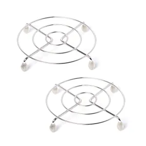 Embassy Stainless Steel Trivet/Table Ring Round Size Small (17 cms) - Pack of 2