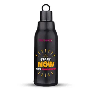 Atom 800 Water Bottle- Black