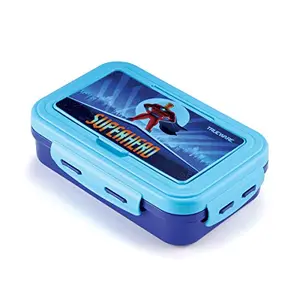 TRUEWARE POKO Senior Lunch Box Blue Super Hero