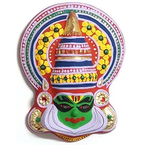 Paper Wall Hanging Mask (27 x 20 cm Multicolour)