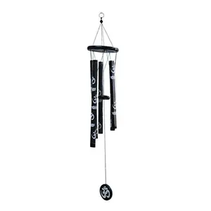 Om Vastu Five Pipe Wind Chime for Balcony Window and Om Wind Chime Positive Energy