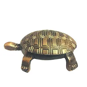 Grand Jhaiji- Vastu Brass Tortoises (7 cm X 4 cm X 2 cm)