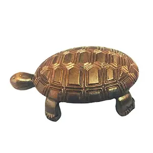 Grand Jhaiji- Vastu Brass Tortoises (8 cm X 5 cm X 2 cm)