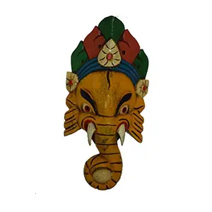 | God Ganesh Idol Home Decor Ganpati | Decorative Wall Mask | Wall Hanging Decorative Showpiece Figurine