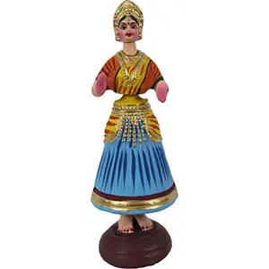Tanjore Lady Dancing Golu Doll