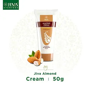 JIVA Almond Cream | Brightening & Soothing Moisturising Cream |Pack of 2