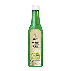 JIVA Wheatgrass Amla juice 500ml Pack of 2
