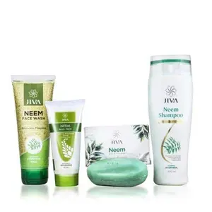 JIVA Neem Combo | Neem Soap | Neem Shampoo | Neem Face wash | Neem Mud Pack