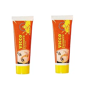Vicco Turmeric Ayurvedic Skin Cream With Sandalwood Oil (15gm*2qty)