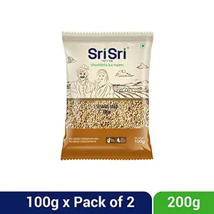 SRI SRI TATTVA White Sesame Seeds 100g(Pack of 2)