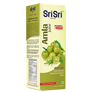 SRI SRI TATTVA Amla Juice 1Litre (Pack of 3)