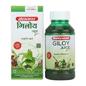 Baidyanath Jhansi Boost Immunity Natural Giloy Juice 500 Ml