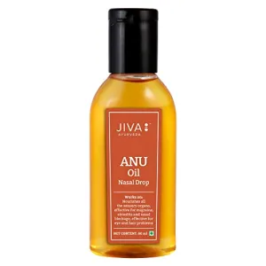 Jiva Anu Oil - Anu Tail - 60 ml - Pack of 1 - Pure Herbs Used Unblocks Nasal Congestion