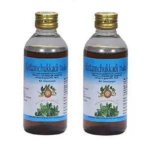 Arya Vaidya Pharmacy Kottamchukkadi Tailam - 200 ml - Pack 2 (200ml x 2)