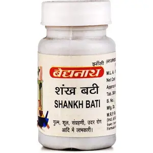 Baidyanath Jhansi Shankh Vati 40 Tablets Pack of 3